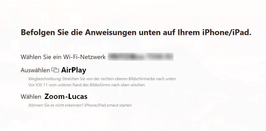 iphone uebertragung erklaerung in zoon screenshot