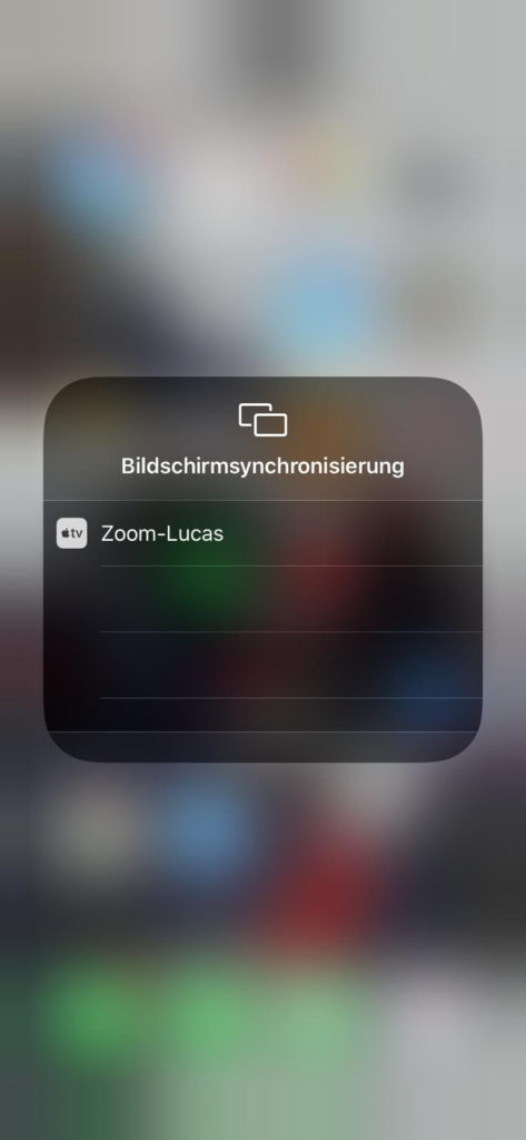 iphone bildschirmsynchronisierung für zoom