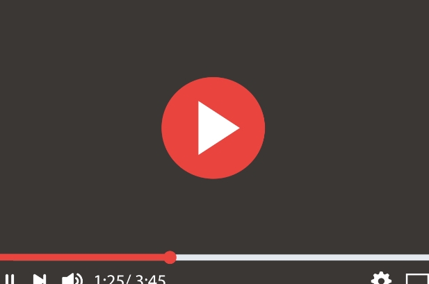 YouTube Media Player, der angehalten wurde