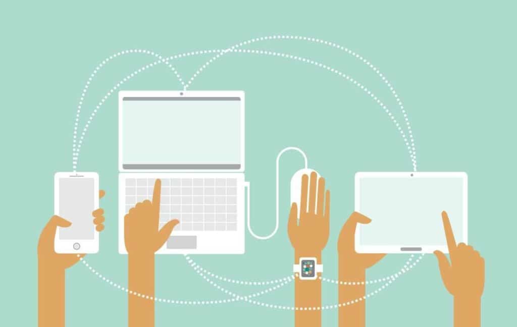 verschiedene vernetzte Smart Devices, auf denen Display Advertising geschaltet werden kann